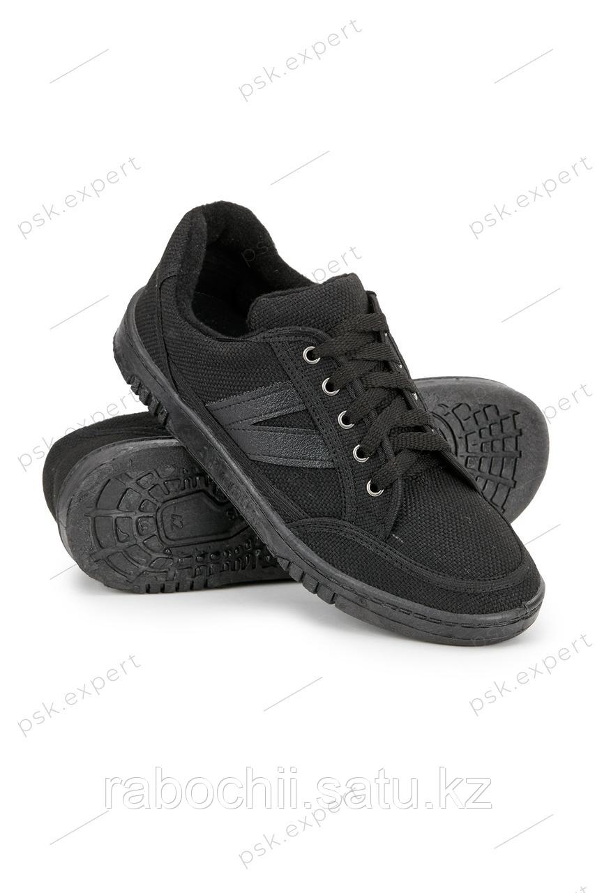 Кроссовки летние текстильные мужские черный - фото 1 - id-p110996025