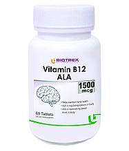Витамин В12+ALA 1500мкг BIOTREX, поддерживает здоровье нервов и эритроцитов
