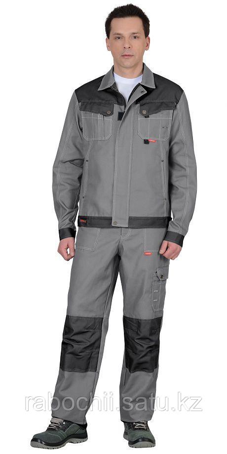 Куртка Вест-Ворк короткая серый - фото 1 - id-p111003244