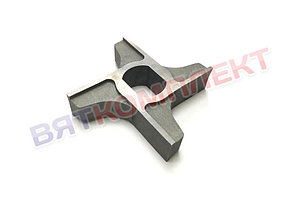 Нож двухсторонний для Волчка D160 фрезерованный с посадочным Ø42х32мм (К6-ФВП)