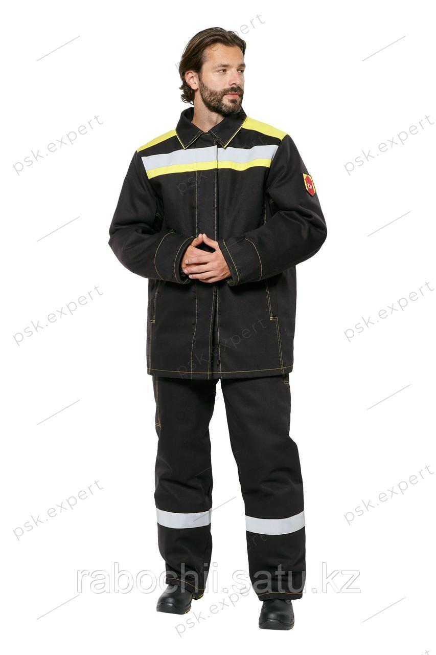Костюм сварщика Файмер 2 (утепленный) куртка/брюки черный/желтый - фото 1 - id-p111004114