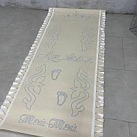 Дорожка для тусау кесу из войлока "Белая"2м