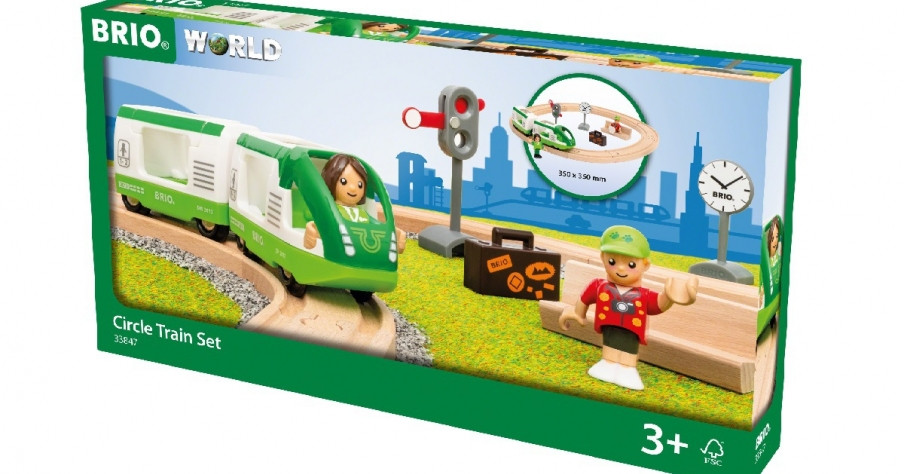 BRIO Набор ж/д с зелёным пассажирским поездом - фото 3 - id-p111011418