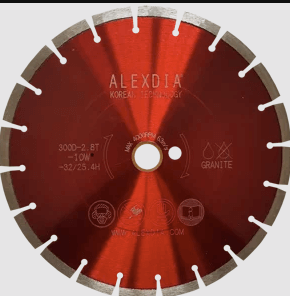 Сегментный диск по граниту (laser) красный 450 мм 450D-40L-3.2T-10W-28S-25.4H