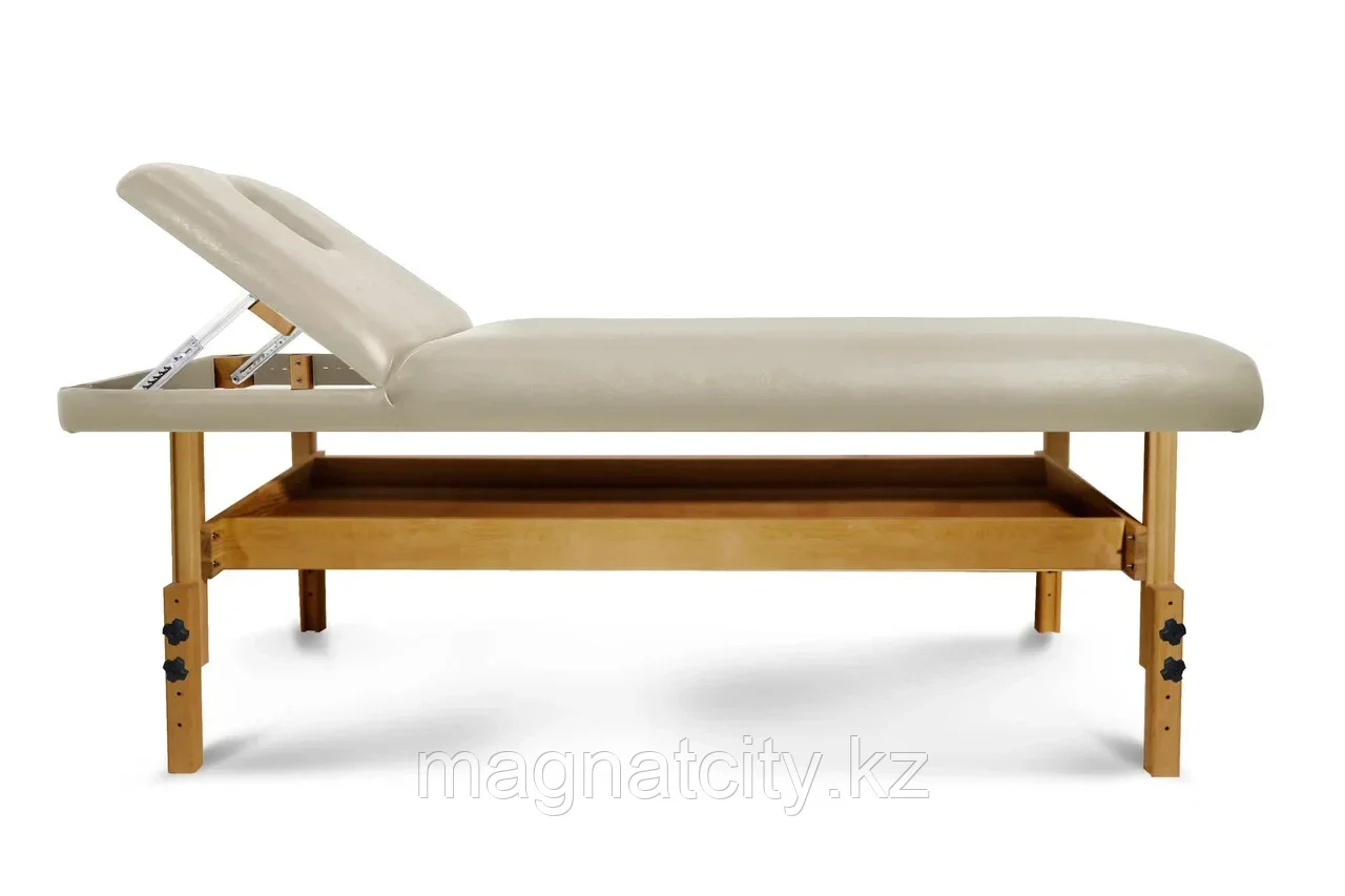 Массажный стол Relax Comfort бежевая кожа - фото 1 - id-p111011795