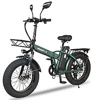 Электровелосипед Minako F.10 Dual (полный привод) (Зеленый)