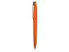 Ручка пластиковая soft-touch шариковая Zorro, оранжевый/белый, фото 3