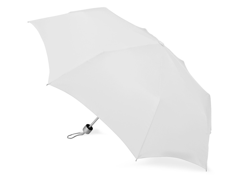 Зонт складной Tempe, механический, 3 сложения, с чехлом, белый - фото 2 - id-p111012762