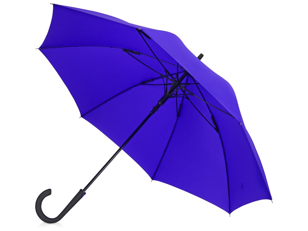 Зонт-трость Bergen, полуавтомат, темно-синий - фото 1 - id-p111012765