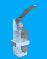 Локтевой металлический дозатор диспенсер 1л для антисептика санитайзер