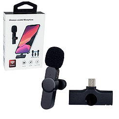 Микрофон петличка, OSC-06, Type-C, Wireless, Black