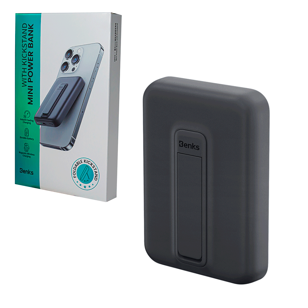 Power bank Apple MagSafe Battery Pack, Benks MP09, 6000 mAh, Black