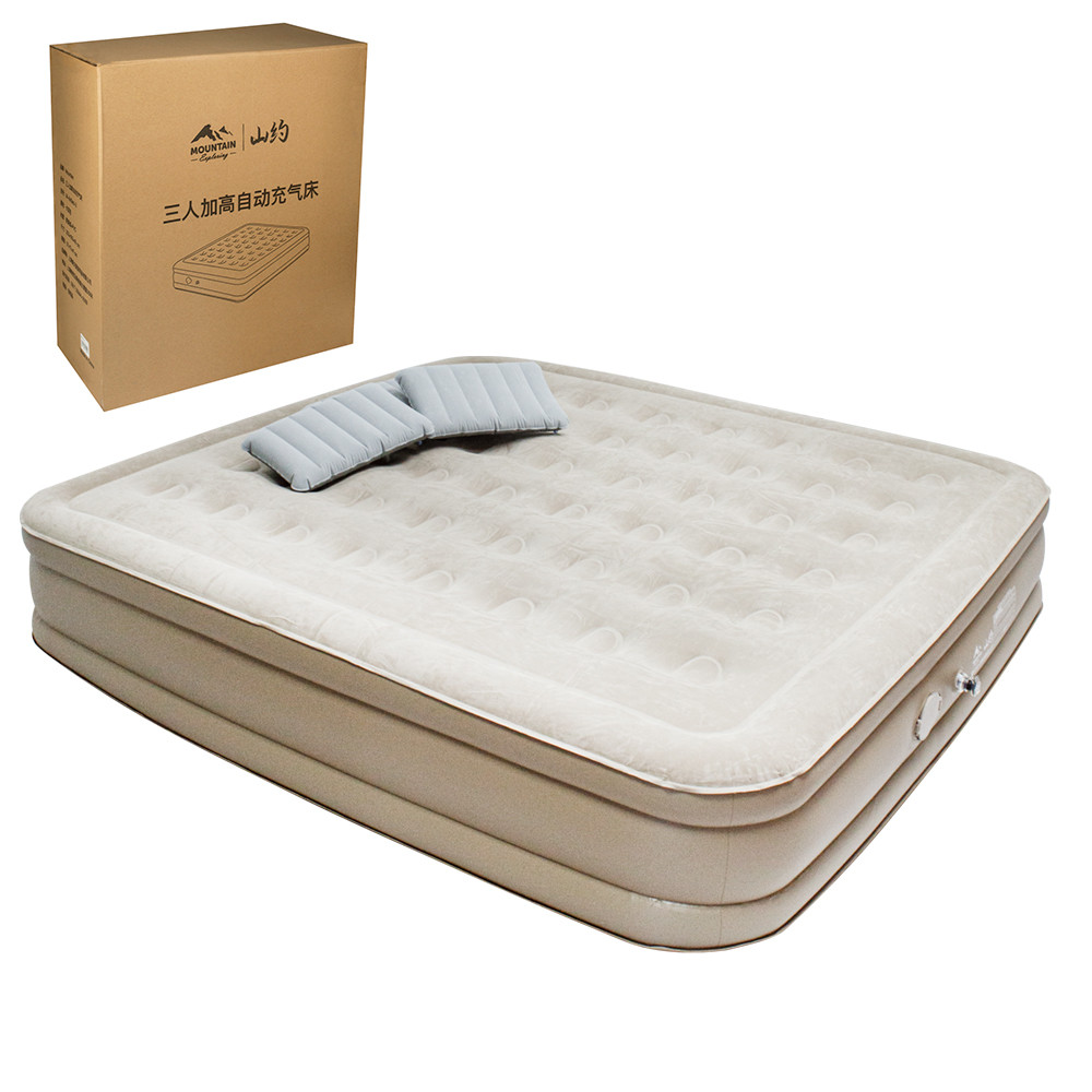 Надувной матрас Mountain, (M-AirBed-3), 203 х 183 х 40 cm, Beige