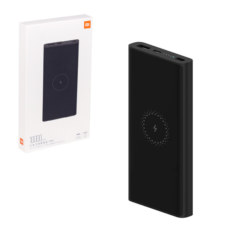 Power Bank Xiaomi Mi Wireless Charger 10000mAh Black (WPB15PDZM), Black