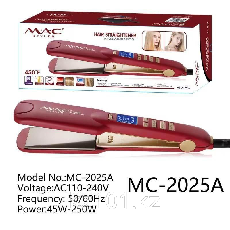 Утюжок - выпрямитель для волос МАС МС-2025А
