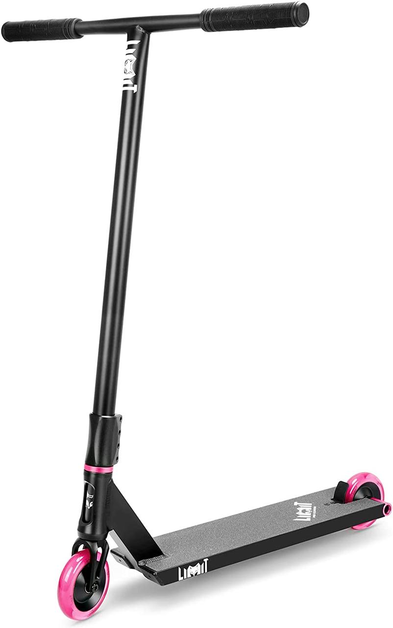 Трюковой самокат Limit LMT70AZ Pro Street Scooter (2023) Black/Pink, фото 1