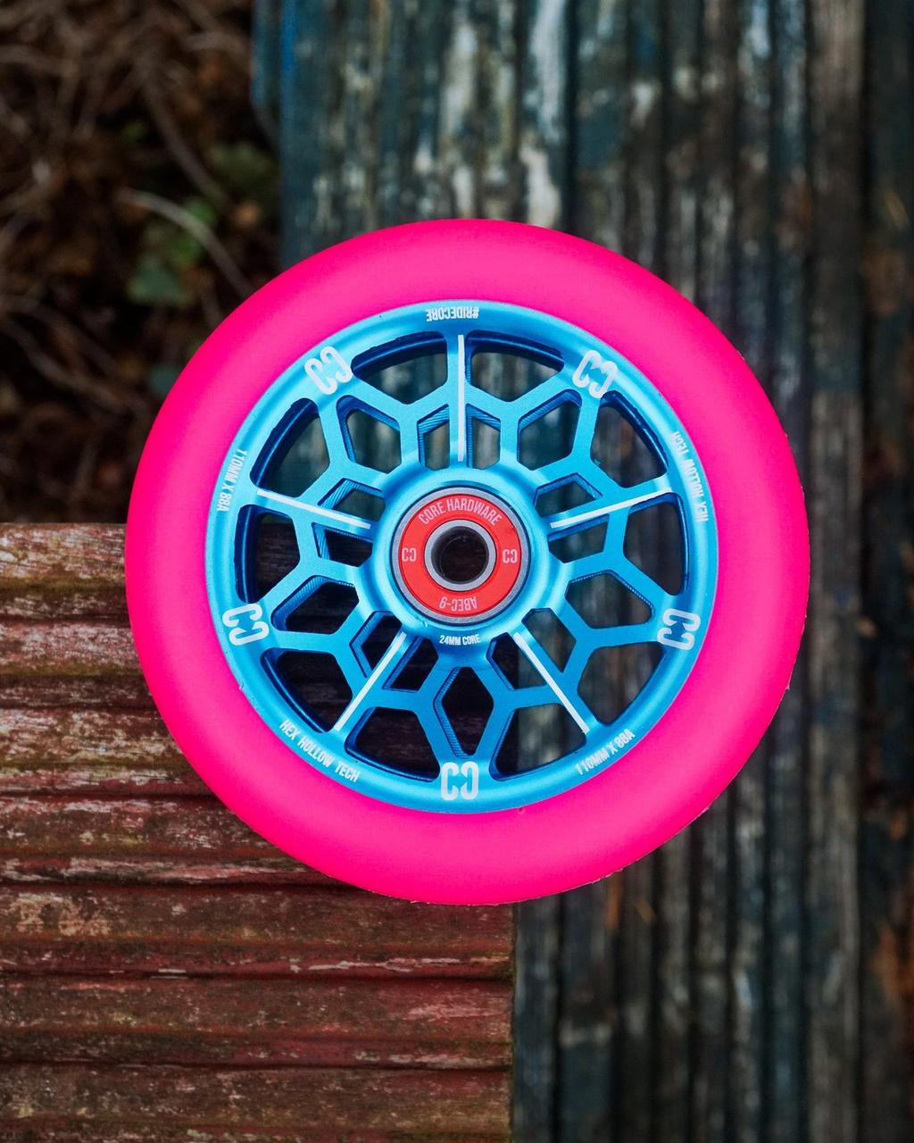Колеса CORE Hex Hollow Pro Scooter Wheel Black 110mm