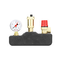 Группа 1" безопасности котла, латунь с термоизоляцией Varmega