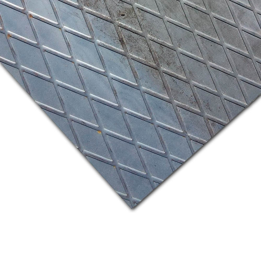 Лист рифлёный ромб - 10x1500x6000 по ГОСТ 8568-77 в наличии