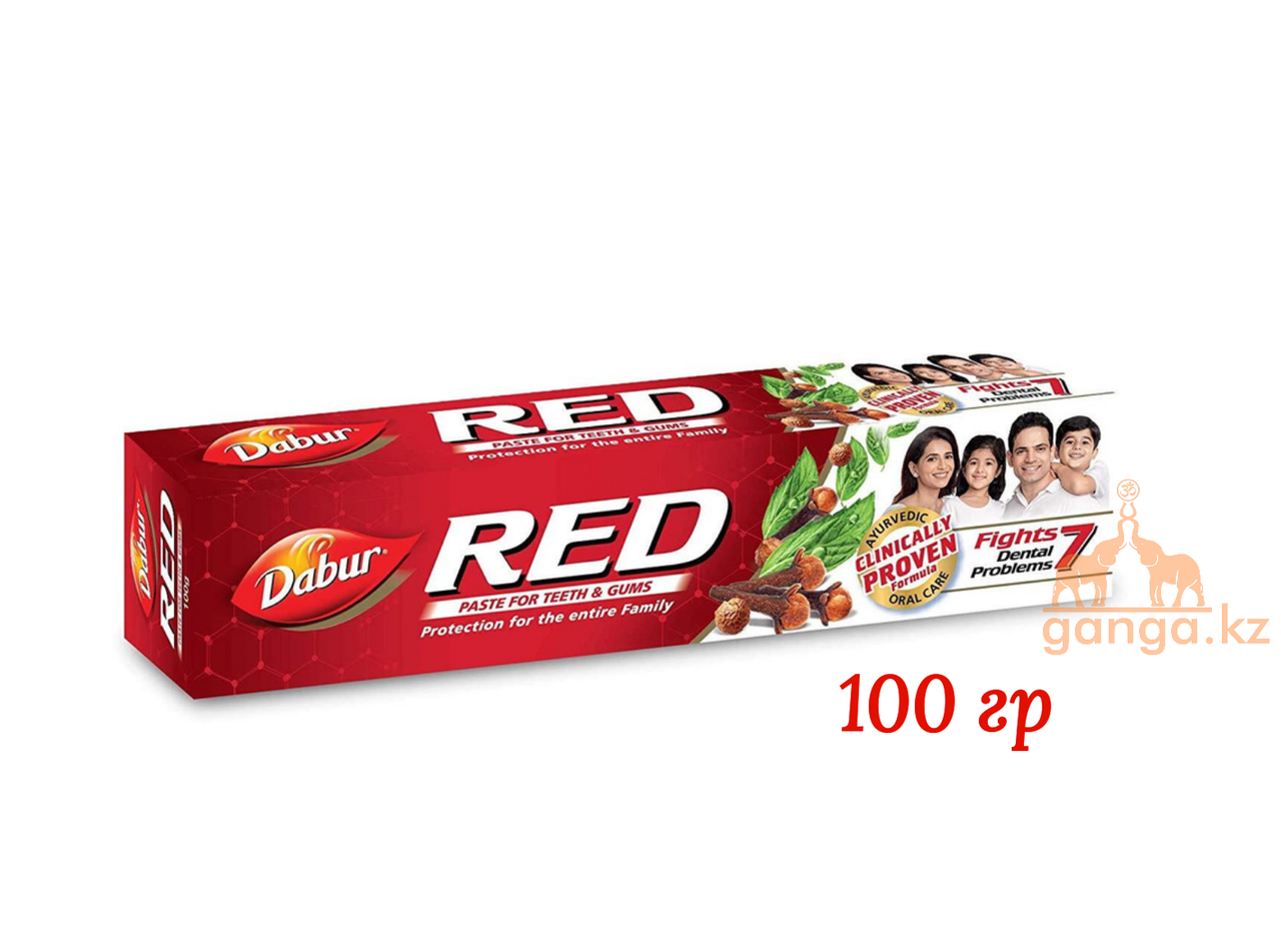 Аюрведическая зубная паста Ред (Red DABUR), 100г