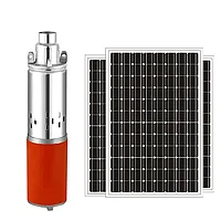 Насос скважинный на солнечной батарее 3BDS2.0-50-D24-250, 50м, 2 м3/ч, 24В