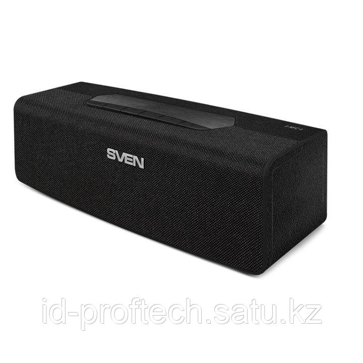 Колонка SVEN PS-192, black (16W, Bluetooth, FM, USB, microSD, 2400mA*h) - фото 1 - id-p111031636