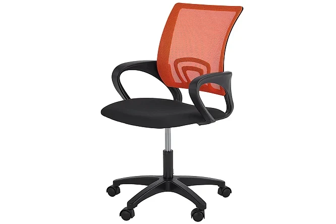 Кресло рабочее Brian оранжевый\черный