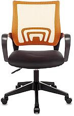 Кресло рабочее Brian(Бюрократ) оранжевый\черный, фото 2