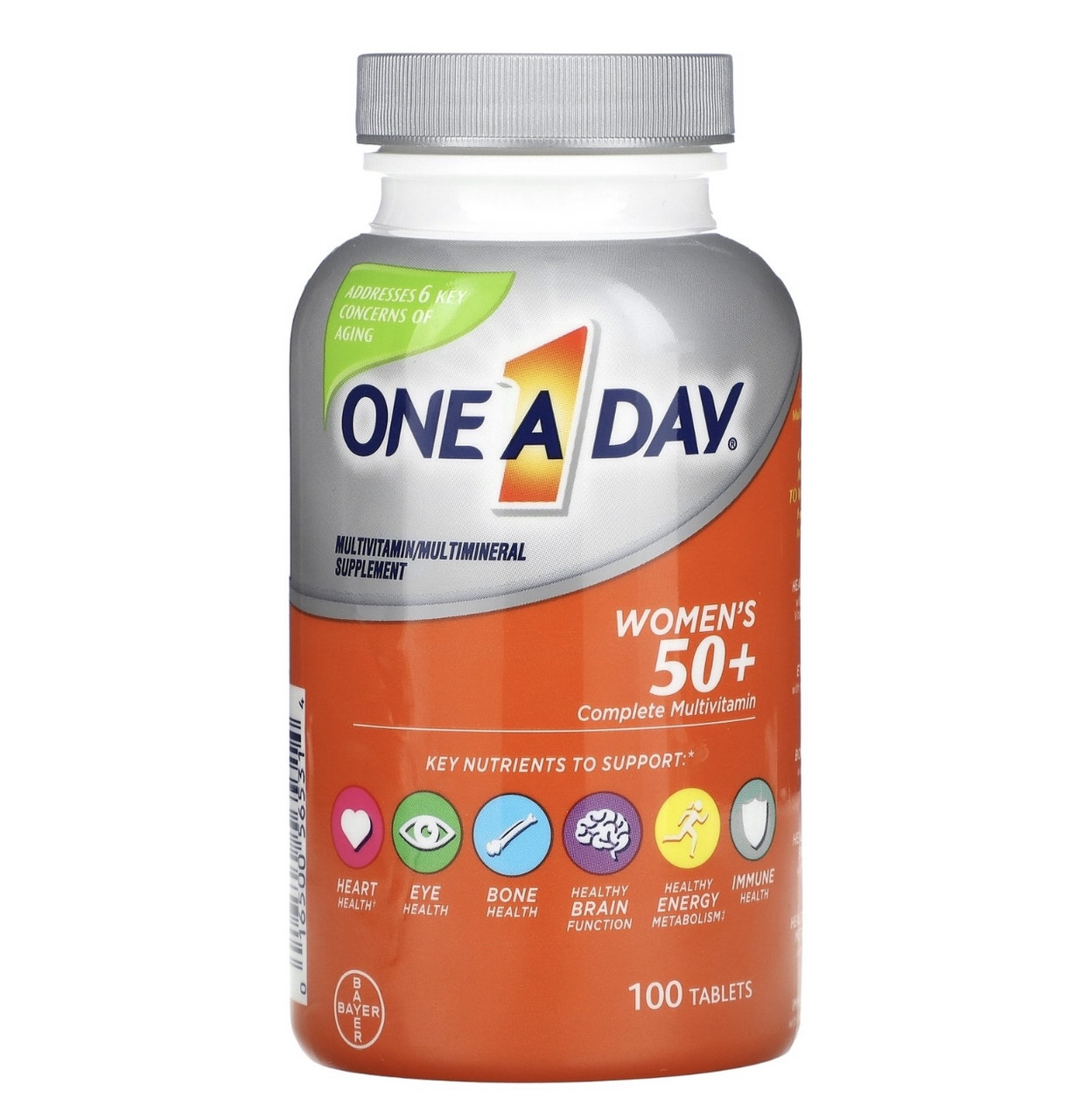 One-a-day мультивитаминный комплекс для женщин 50+, 100 таблетоу - фото 1 - id-p111034975