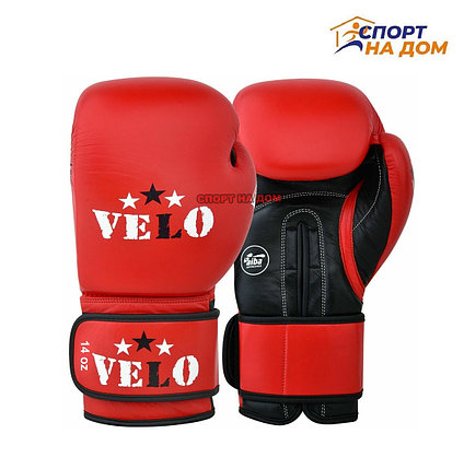 Боксерские перчатки 14 oz Velo AIBA (Red), фото 2