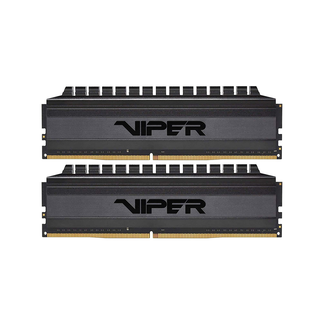 Комплект модулей памяти Patriot Memory Viper 4 Blackout PVB432G300C6K DDR4 32GB (Kit 2x16GB) 3000MHz - фото 2 - id-p111044495
