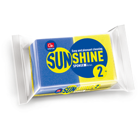 Губка для посуды, SUNSHINE ВОЛНА, 2 шт, GRIFON