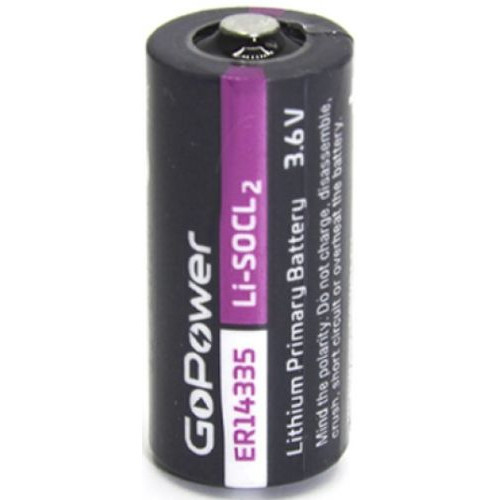GoPower 14335 2/3AA PC1 Li-SOCl2 3.6V батарейка (00-00015331) - фото 1 - id-p111045744