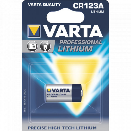 VARTA Professional CR123A BL1 Lithium 3V батарейка (06205301401) - фото 1 - id-p111045411