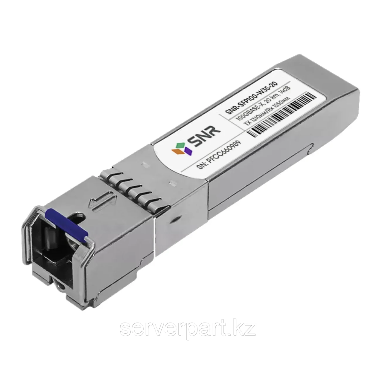 Модуль SFP WDM, дальность до 20км (14dB), 1310нм, 100Mb (SNR-SFP100-W35-20) - фото 1 - id-p111047657