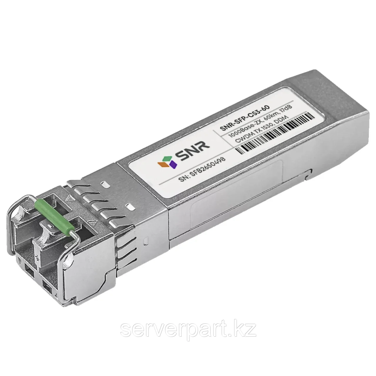 Модуль SFP CWDM оптический, дальность до 60км (17dB), 1530нм (SNR-SFP-C53-60)