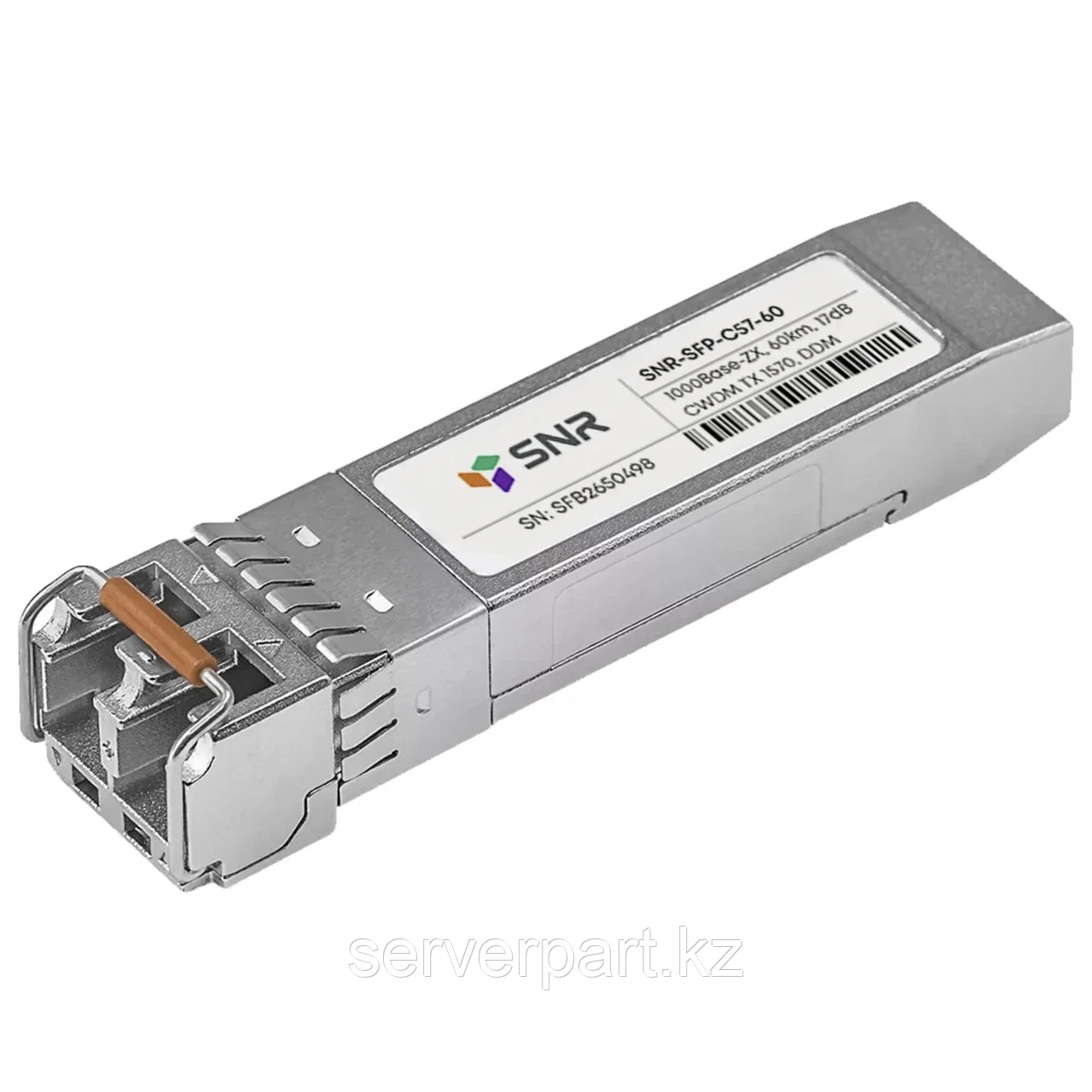 Модуль SFP CWDM оптический, дальность до 60км (17dB), 1570нм (SNR-SFP-C57-60)