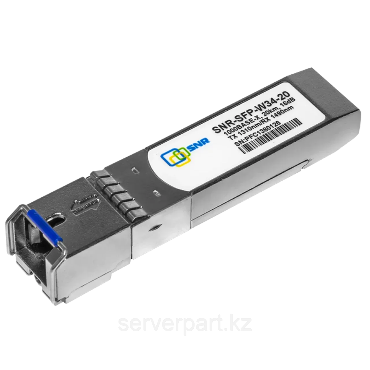 Модуль SFP WDM, дальность до  20км (12dB), 1310/1490nm (SNR-SFP-W34-20)