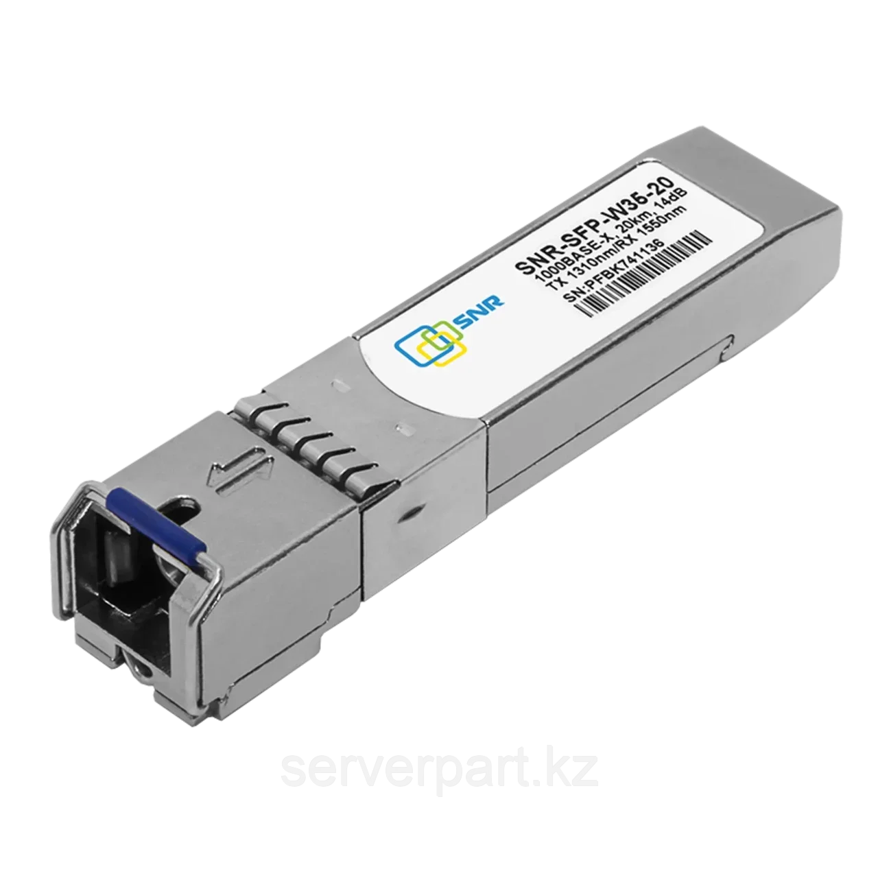 Модуль SFP WDM, дальность до 20км LC (14dB), 1550нм (SNR-SFP-W53-20-LC)