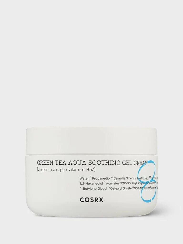 Успокаивающий гель-крем с зелёным чаем COSRX Green Tea Aqua Soothing Gel Cream