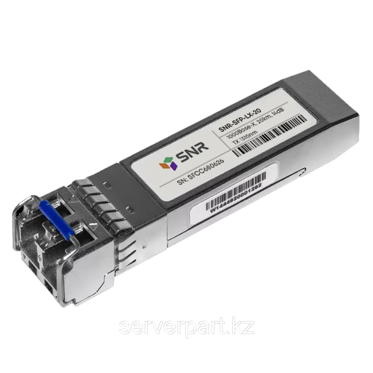 Модуль SFP оптический, дальность до  20км (14dB), 1310нм, индустриальный (SNR-SFP-LX-20-I)