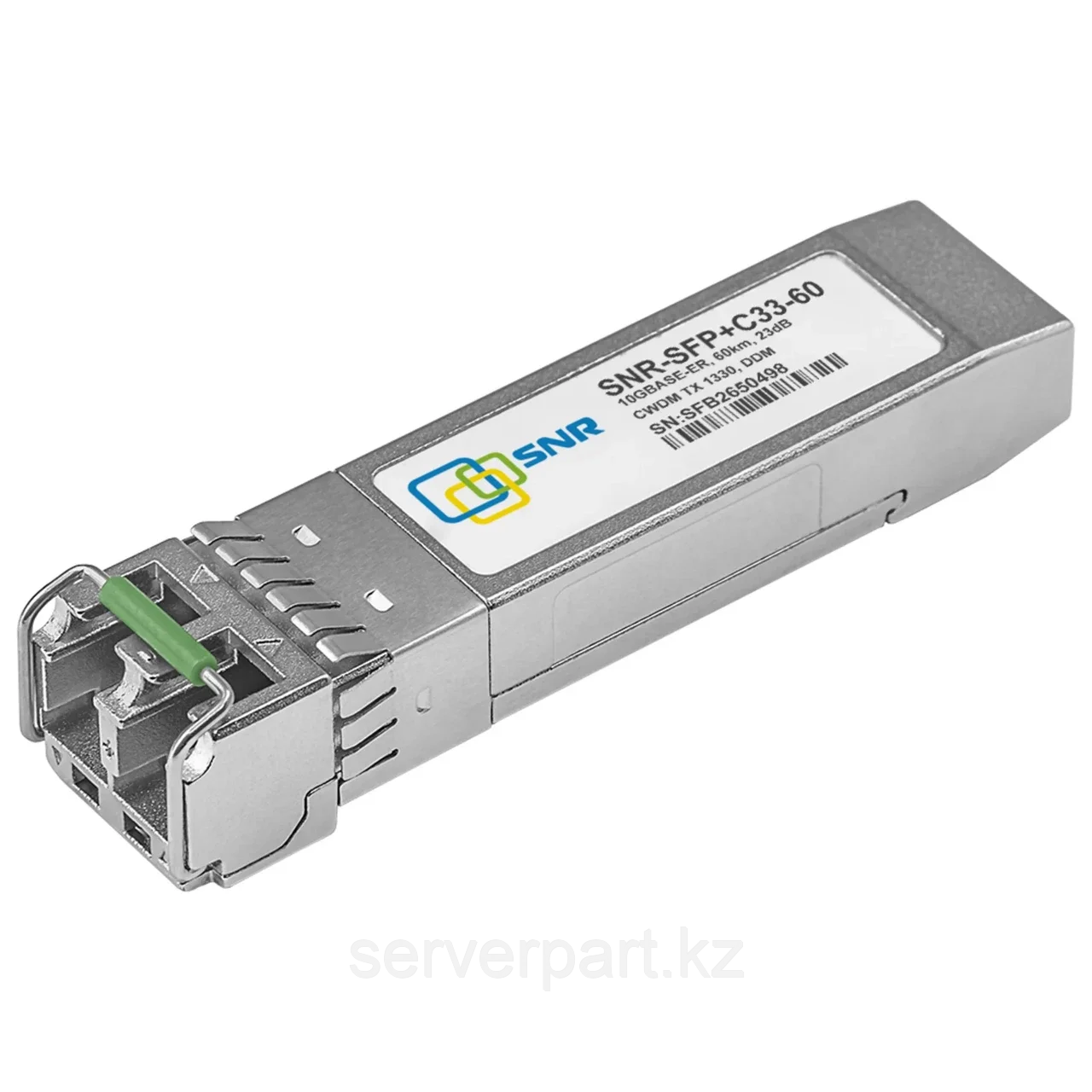 Модуль SFP+ CWDM оптический, дальность до 60км (23dB), 1330нм (SNR-SFP+C33-60)
