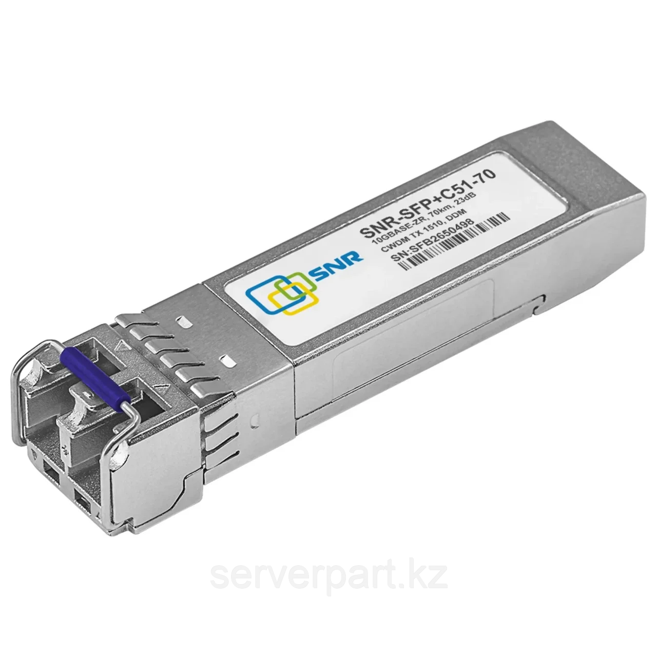 Модуль SFP+ CWDM оптический, дальность до 70км (23dB), 1510нм (SNR-SFP+C51-70)