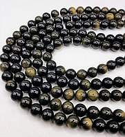 Обсидиан золотой, 12мм