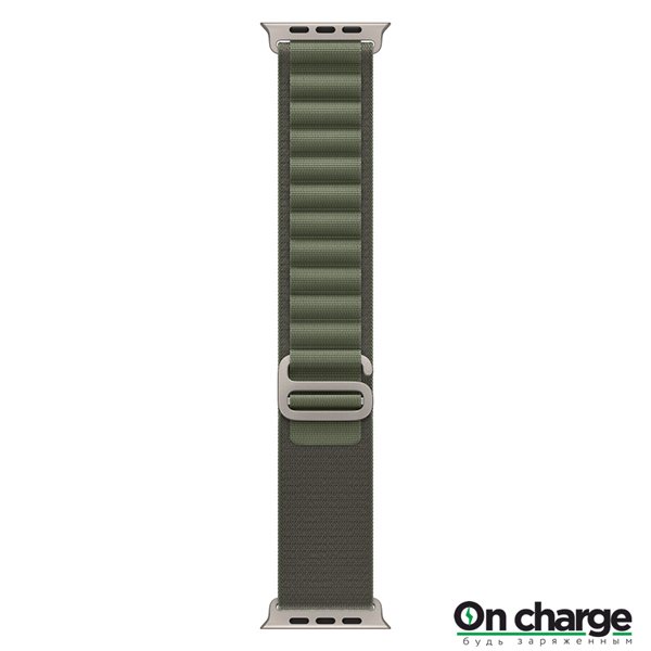 Ремешок Mocom Alpine Loop для Apple Watch Ultra 49 мм Green Размер S (MQE23) - фото 1 - id-p111048799