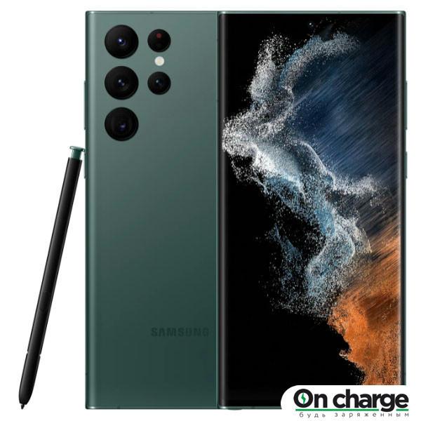 Смартфон Samsung Galaxy S22 Ultra 12 ГБ/256 ГБ (Green / Зеленый) - фото 1 - id-p111048915