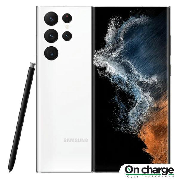 Смартфон Samsung Galaxy S22 Ultra 12 ГБ/512 ГБ (Phantom White / Белый Фантом) - фото 1 - id-p111048916