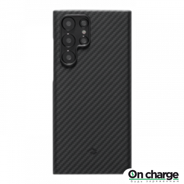 Чехол Pitaka MagEZ Case KS2201U для Samsung Galaxy S22 Ultra, черно-серый - фото 1 - id-p111049022