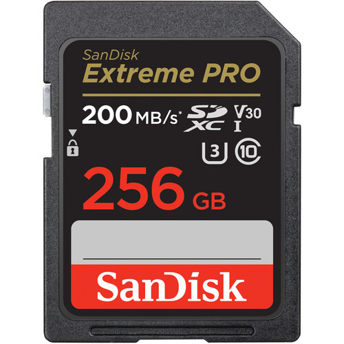 Карта памяти SanDisk Extreme Pro SDXC UHS-l 256GB 200Mb/s