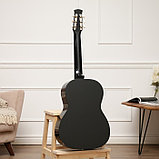Акустическая гитара 6-ти струнная, менз. 650мм., струны металл, головка без пазов, фото 2